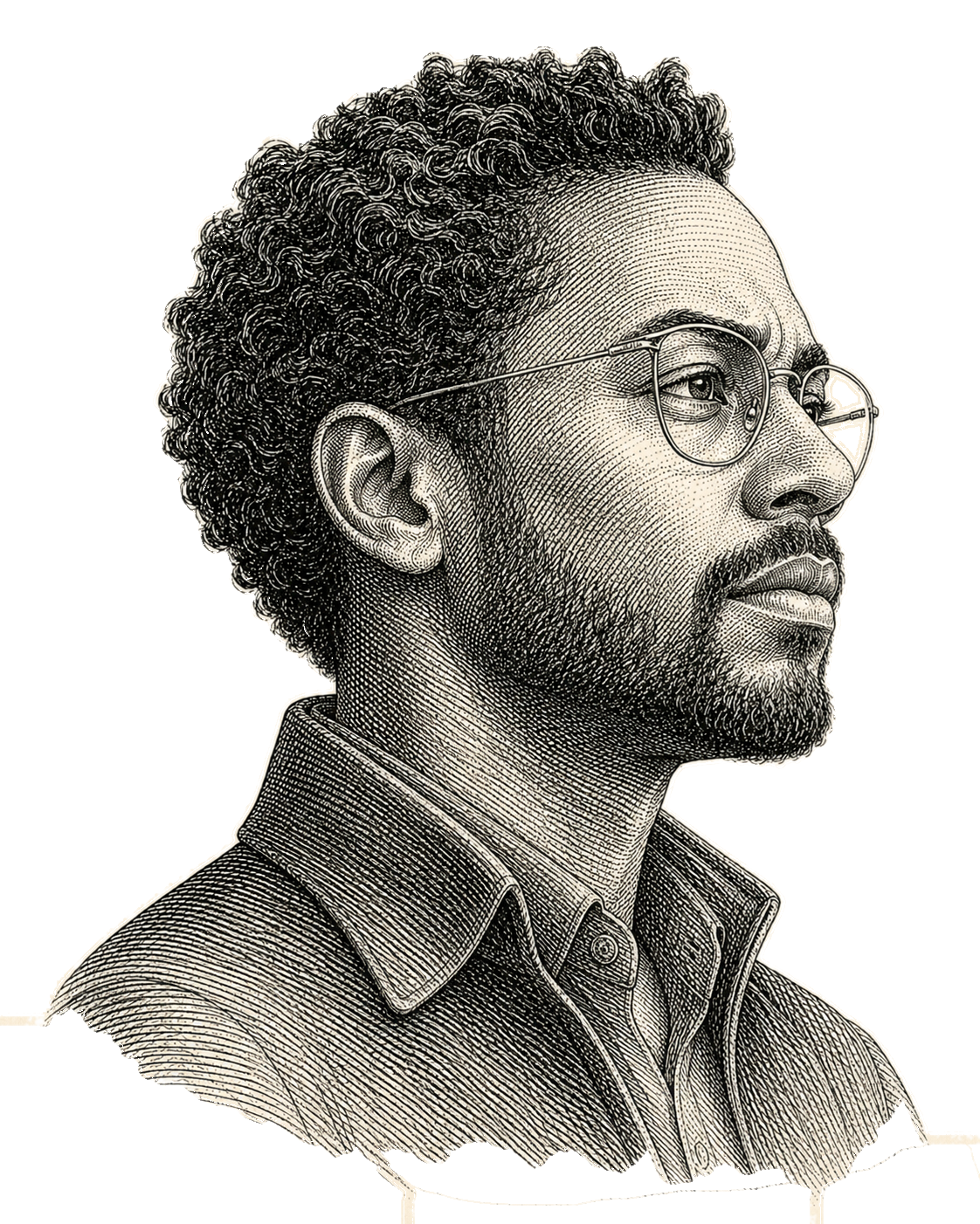 Engraved portrait of the CTO